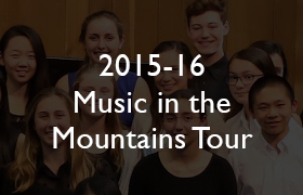 2015-16 Music in the Mountains Tour